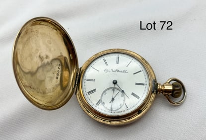 Antique Elgin Hunter Case Pocket Watch