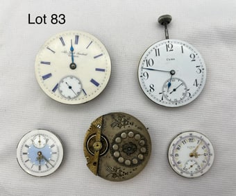 Collection of Pocket Watch Movements