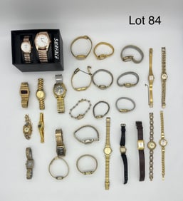 Lot of Watches in Gold Tones