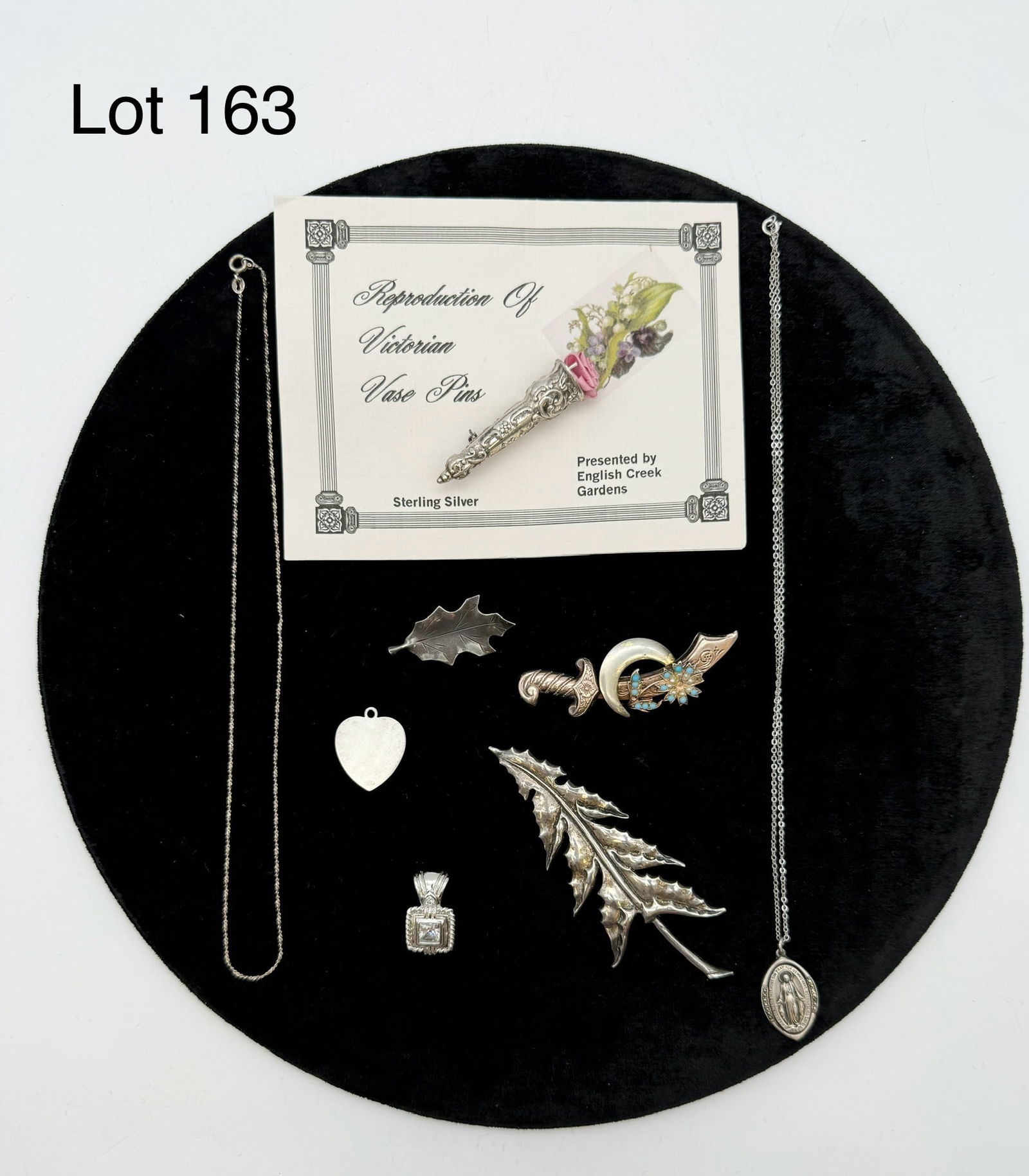 Sterling Silver Jewelry Brooches, Pendants, and More (1 of 5)
