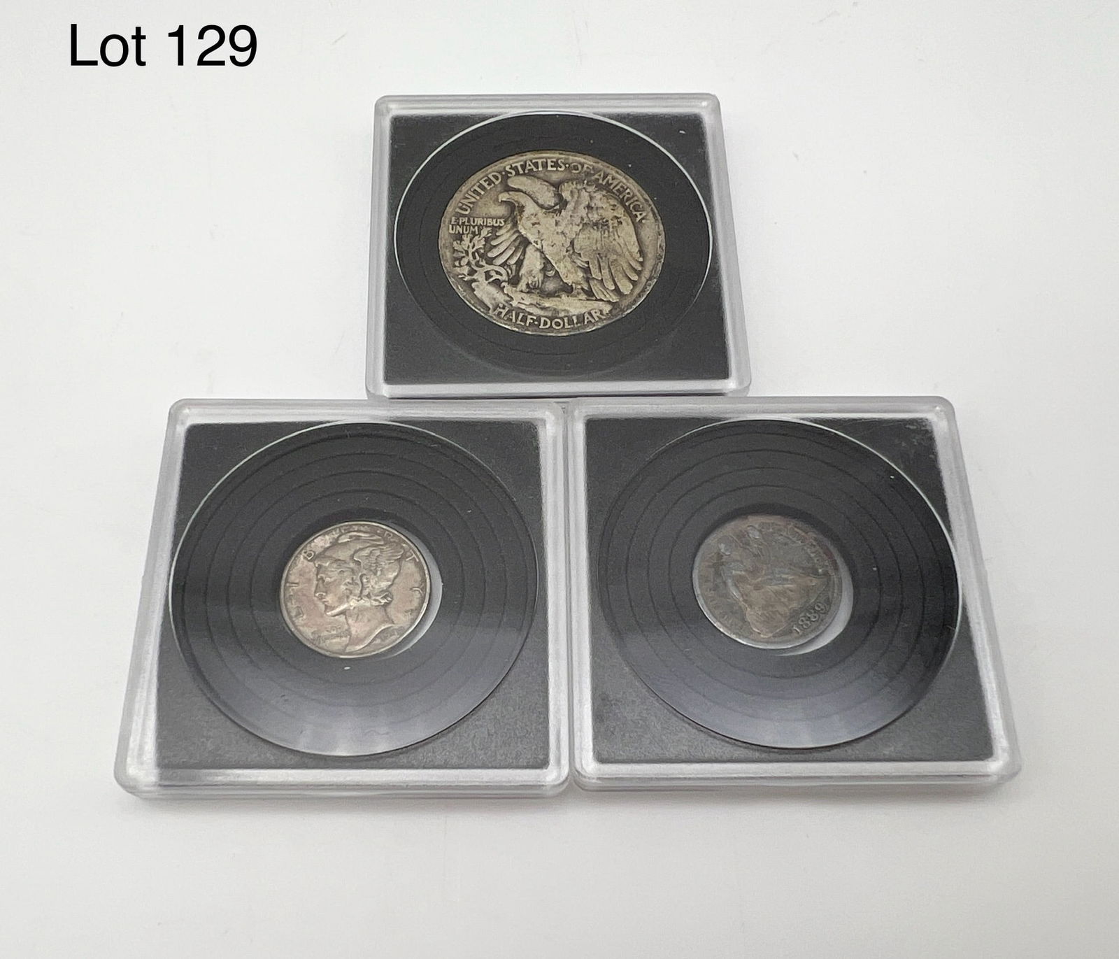 Three Mixed U.S. Silver Coinage (1 of 7)