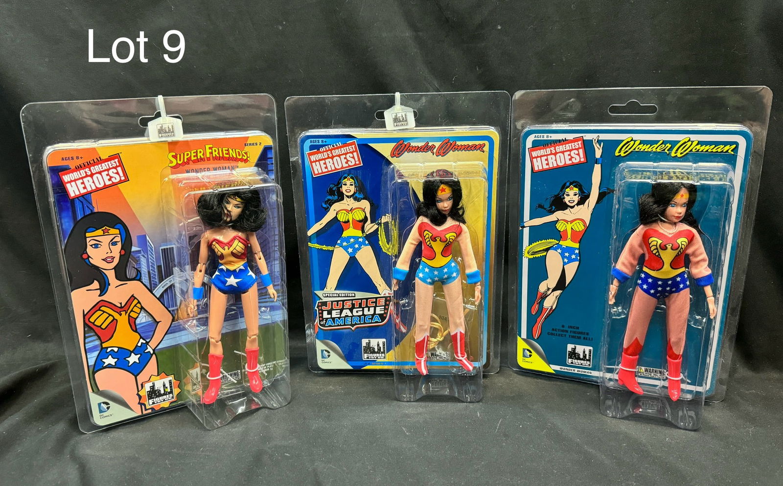 Lot of Figure Toy Co. Wonder Woman Retro Action Figures (1 of 5)