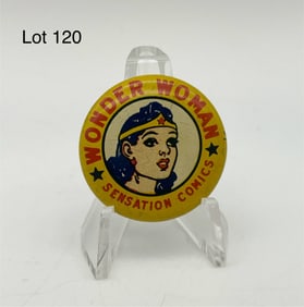 Rare Wonder Woman Sensation Comics Pin