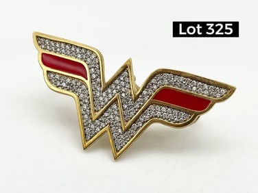 Noir Wonder Woman Double Ring