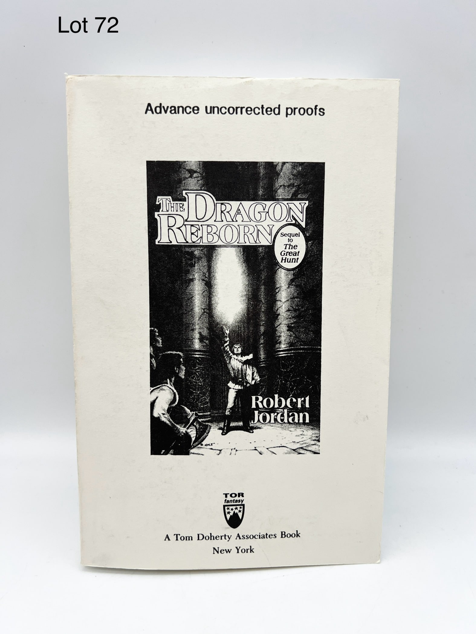 Advanced Uncorrected Proof of 'The Dragon Reborn' by Robert Jordan (1 of 5)
