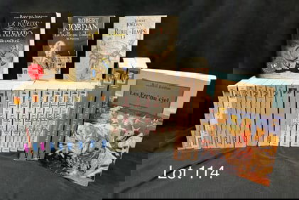 Lot of French Edition Robert Jordan Books