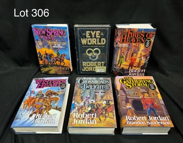 Lot of First Edition, First Print Novels From Robert Jordan's 'The Wheel of Time'