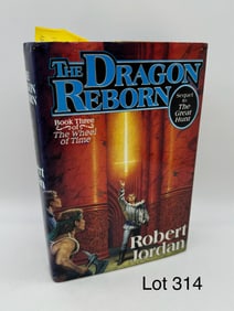 US (Tor) First Edition, First Print 'The Dragon Reborn' w/ Note From Robert Jordan