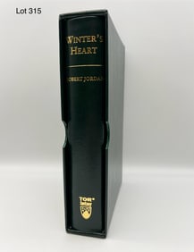 Signed Leatherbound Hardcover of 'Winter's Heart' by Robert Jordan