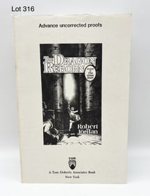Advanced Uncorrected Proof of 'The Dragon Reborn' by Robert Jordan