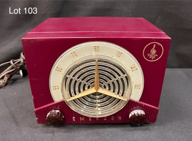 1950s Emerson 808 B Tube Radio