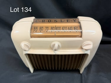 1947 Crosley 56TD-W 'Duette' Tube Table Radio