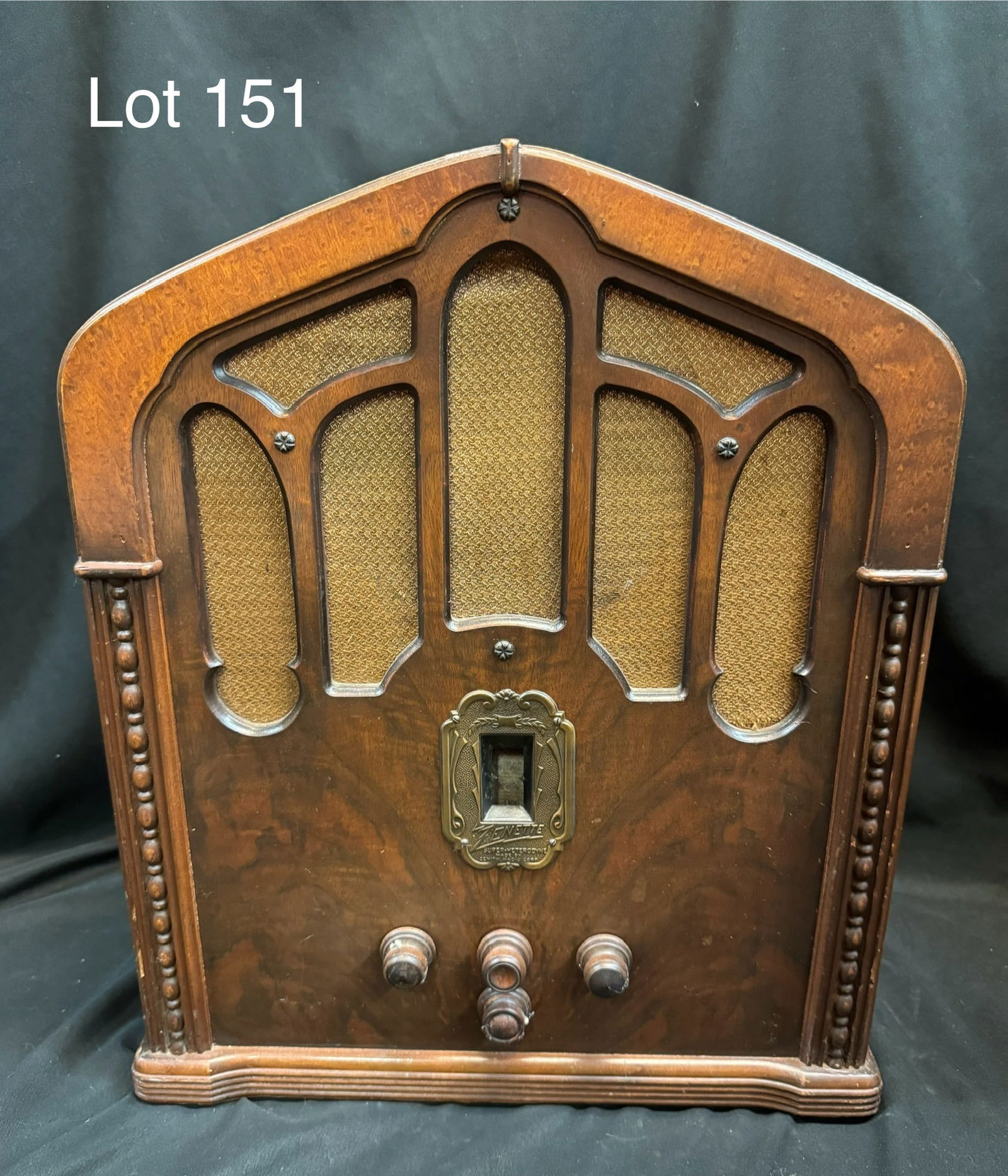 1933 Zenith 230 'Zenette' Tube Cathedral Radio (1 of 12)