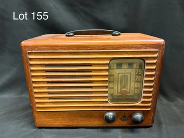 Emerson EC-425 Wood Tube Table Radio