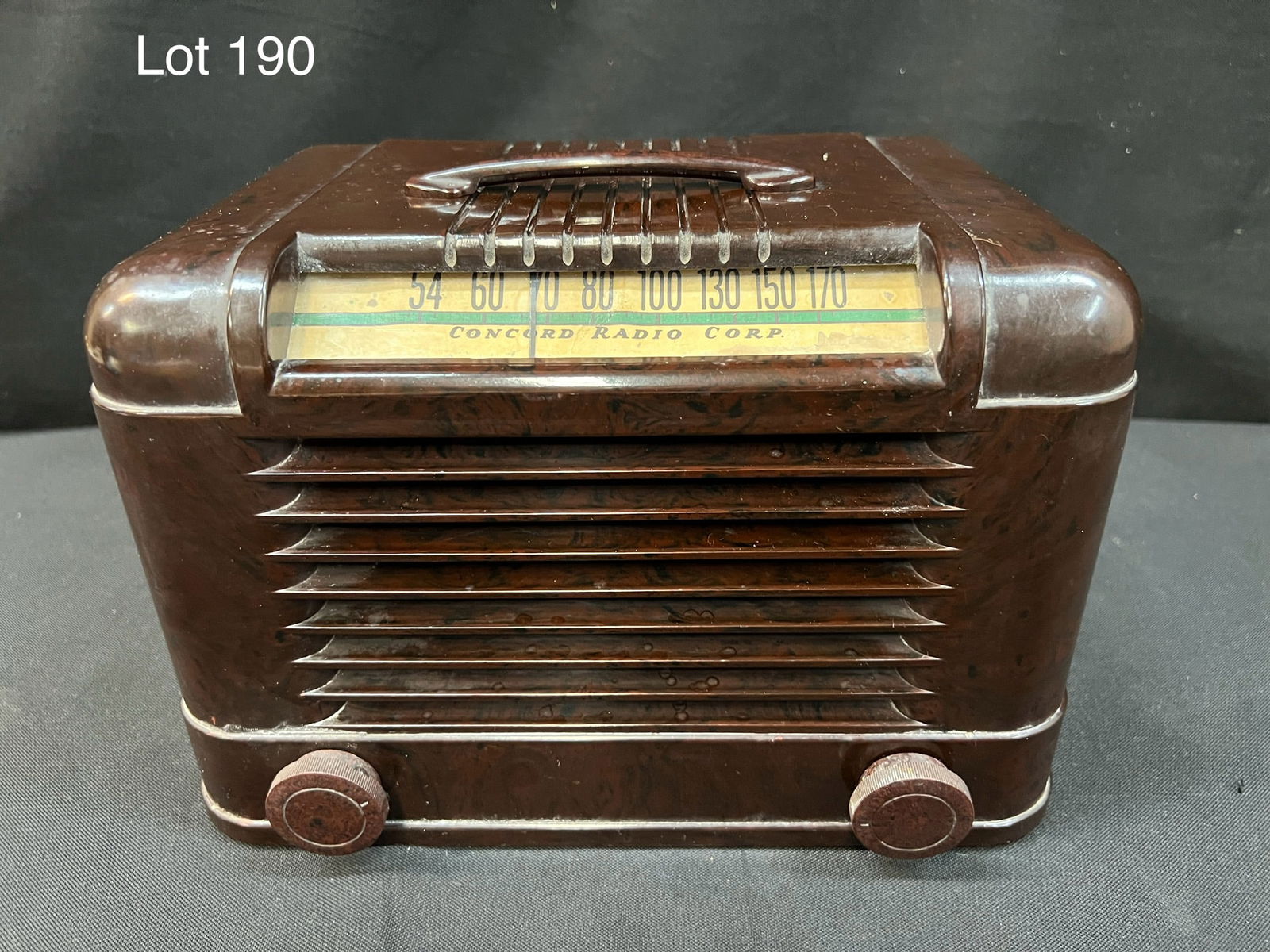 1947  Concord Radio Corp 6ES1B Tube Radio (1 of 4)