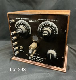 Rare Mittleman Radio Co. Crystal/Tube Receiver