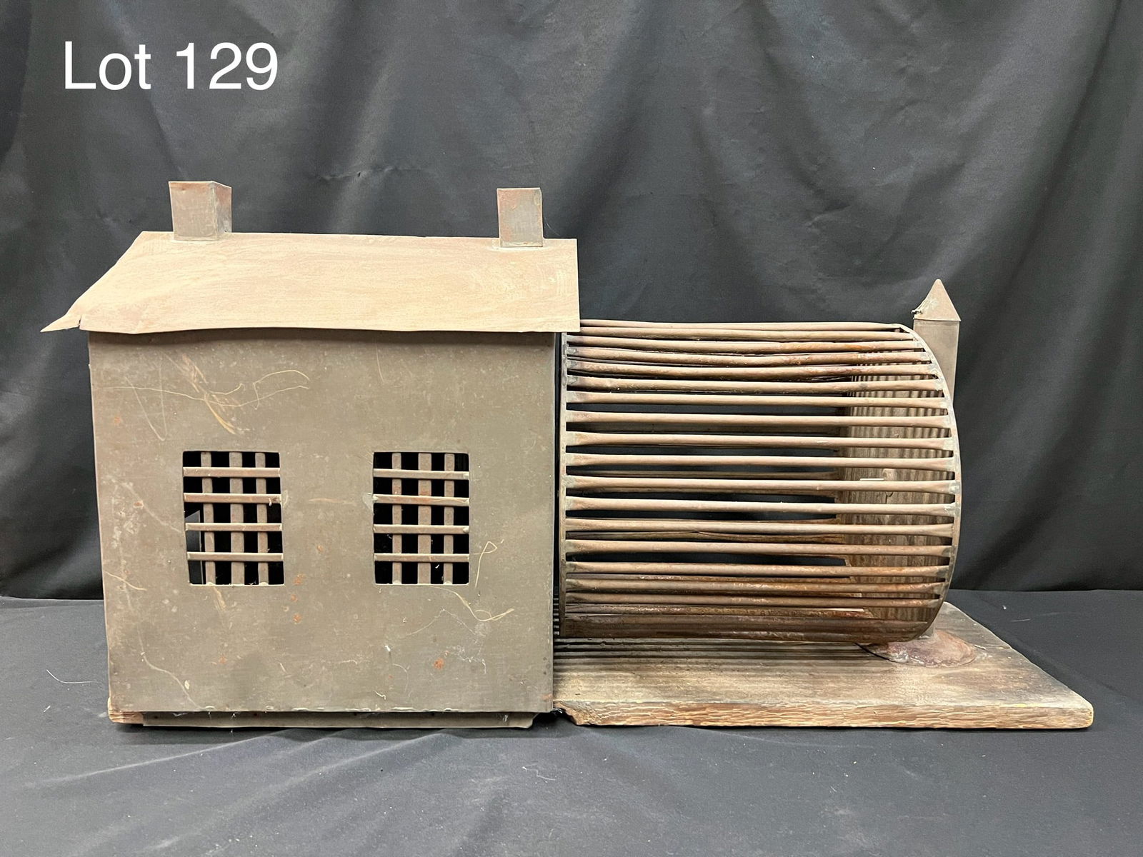 Antique Folk Art Squirrel Cage (1 of 5)