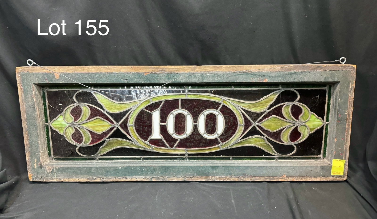 Antique Stained Glass Transom Window (1 of 10)