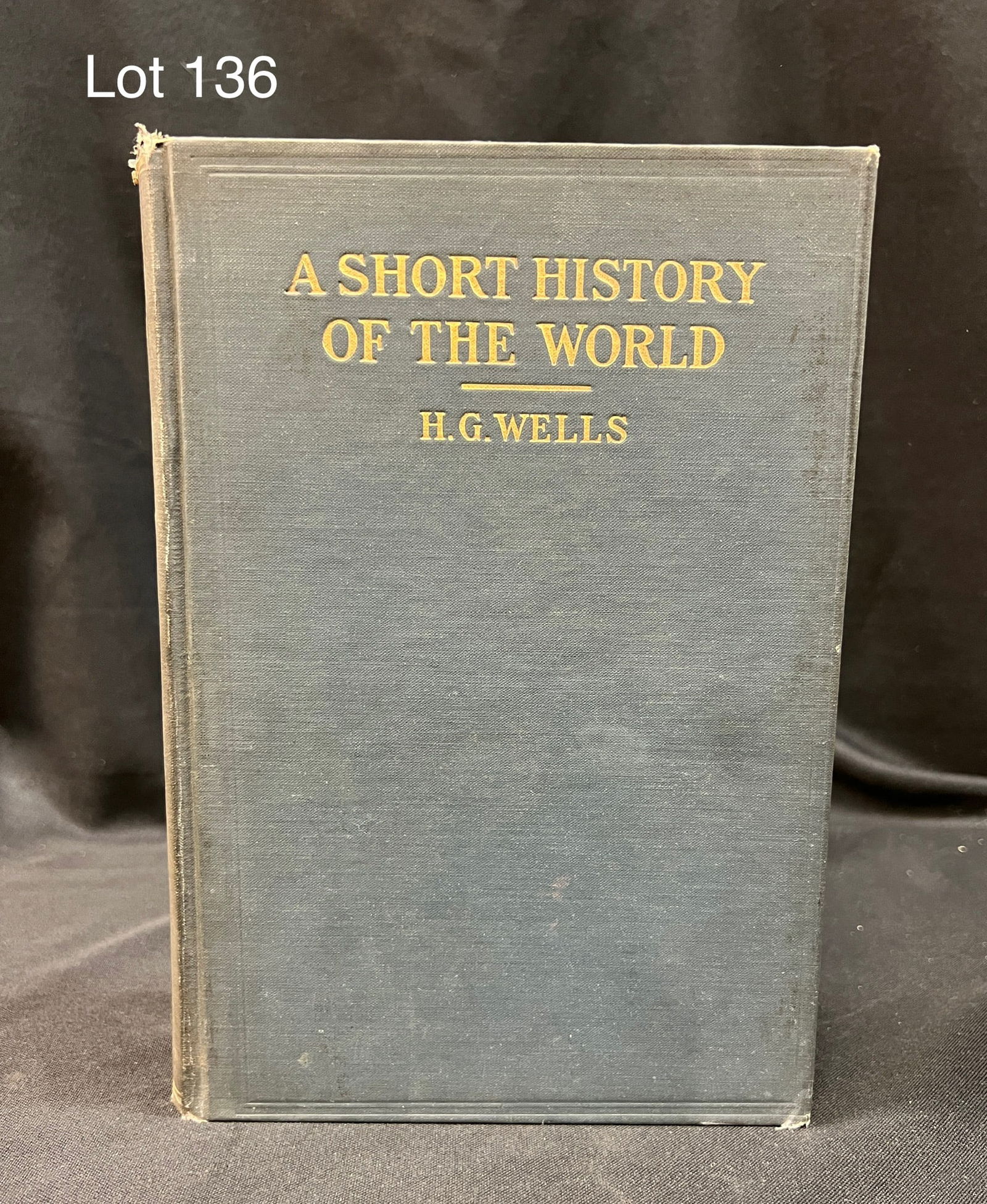 H G Wells, A Short History of the World, 1922 (1 of 8)