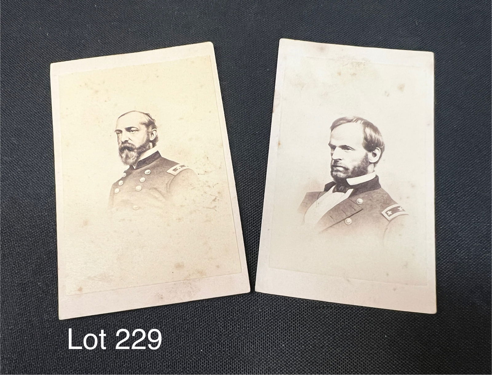 Two Civil War CDV's, Union Army (1 of 4)