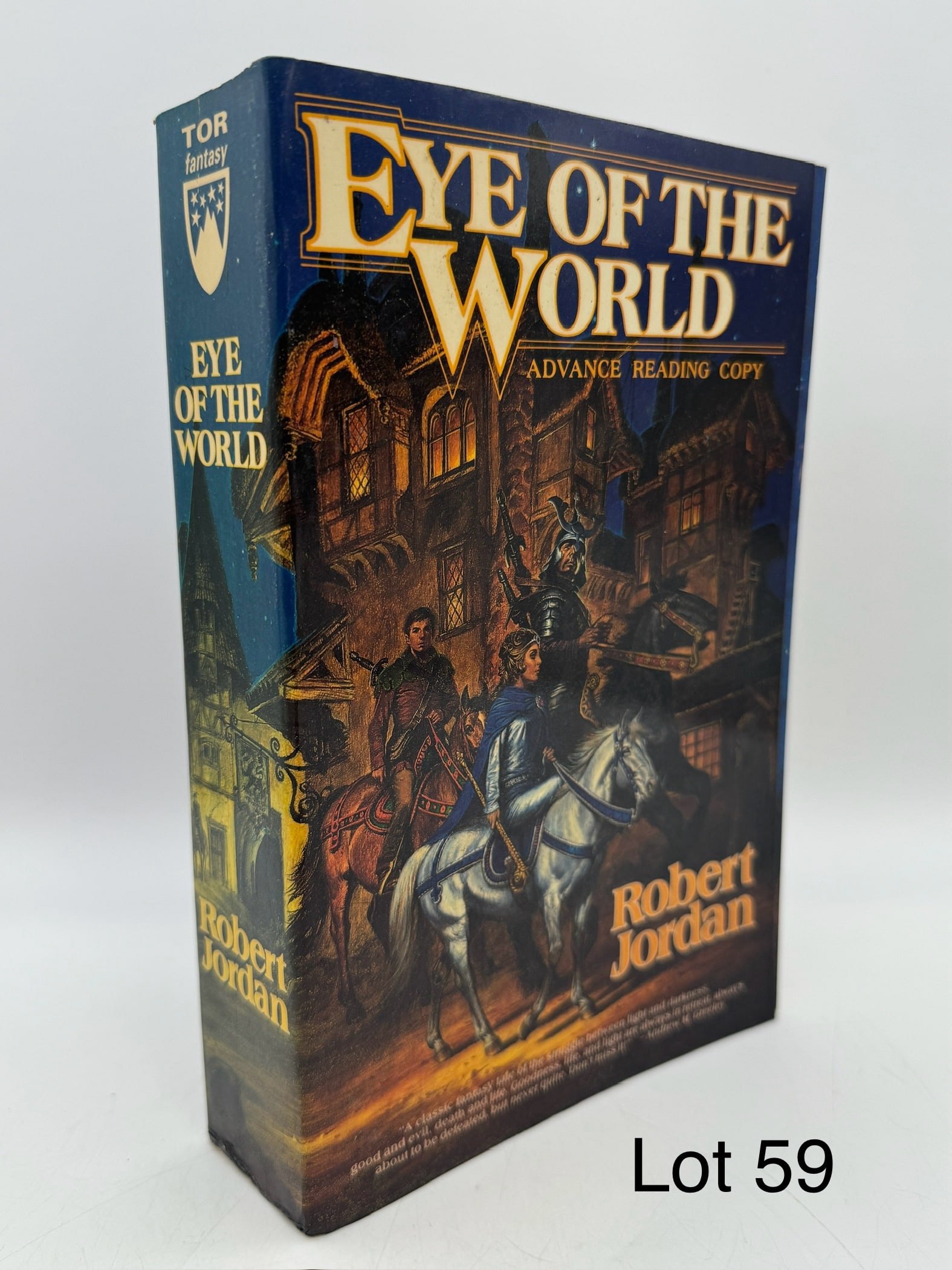 Advanced Reading Copy of 'Eye of the World': An advanced reading copy of 'Eye of the World' by Robert Jordan. This is the first book in 'The Wheel of Time' Series. This paperback advanced readers copy was released just prior to the hardcover in 