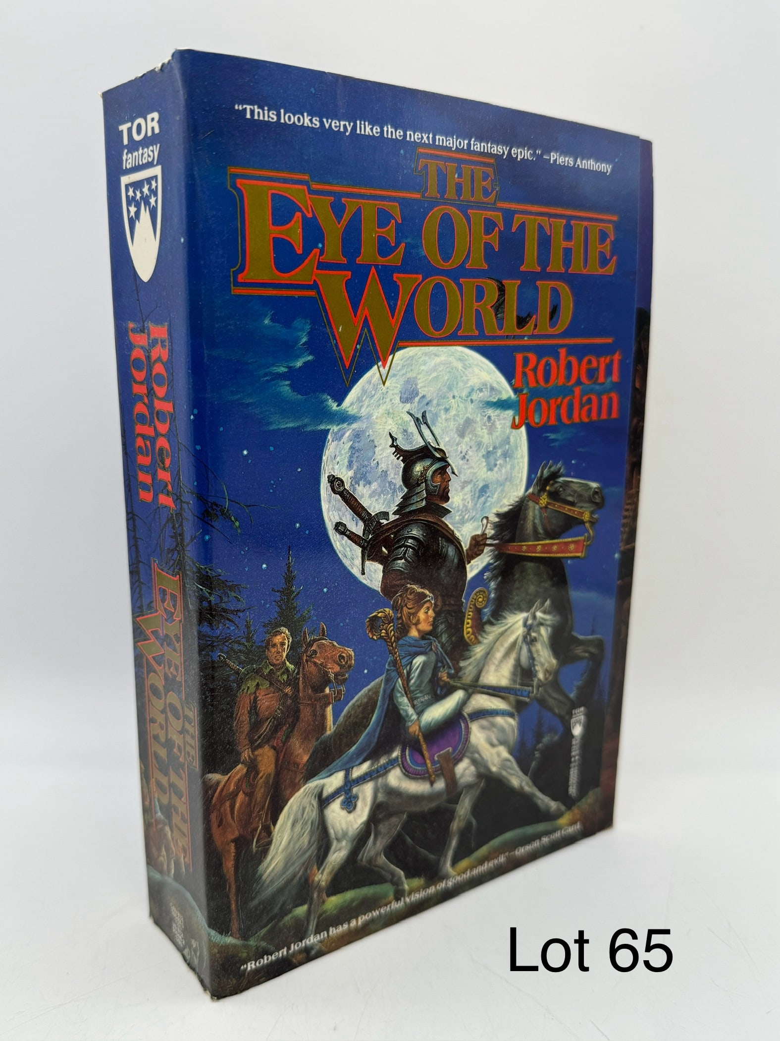 First Edition, First Print 'US (Tor) 'The Eye of the World' by Robert Jordan: A first edition, first print paperback copy of the US (Tor) version of The Eye of the World' by Robert Jordan.