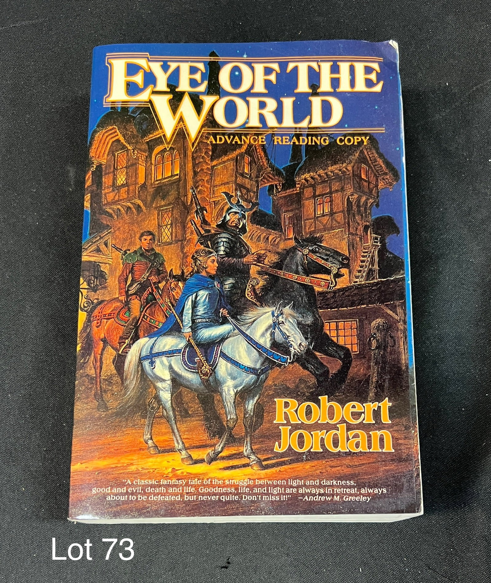 Advanced Reading Copy of 'Eye of the World': An advanced reading copy of 'Eye of the World' by Robert Jordan. This is the first book in 'The Wheel of Time' Series. This paperback advanced readers copy was released just prior to the hardcover in 