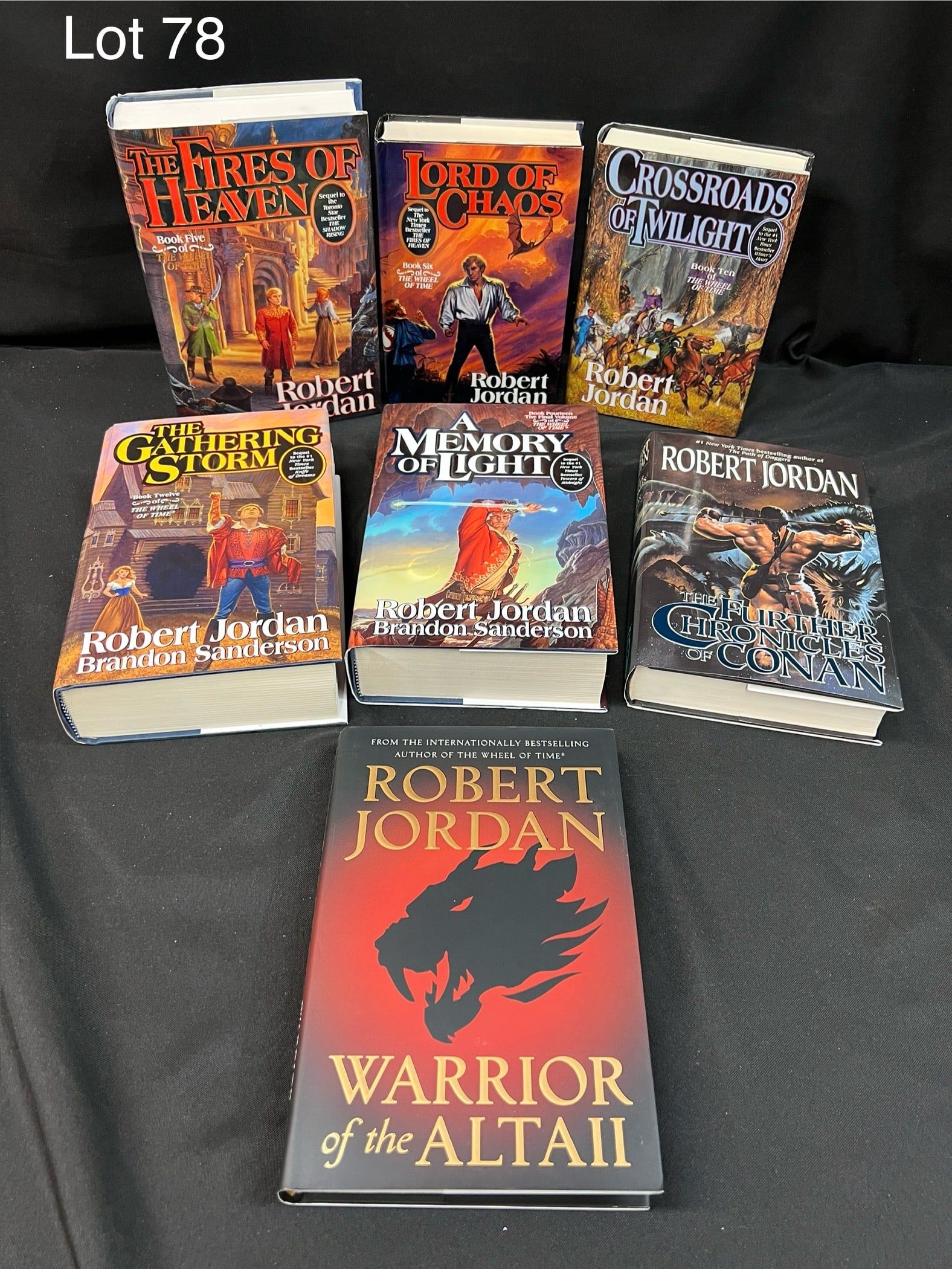 Collection of Robert Jordan Hardcover Novels Including  First Edition (1 of 11)