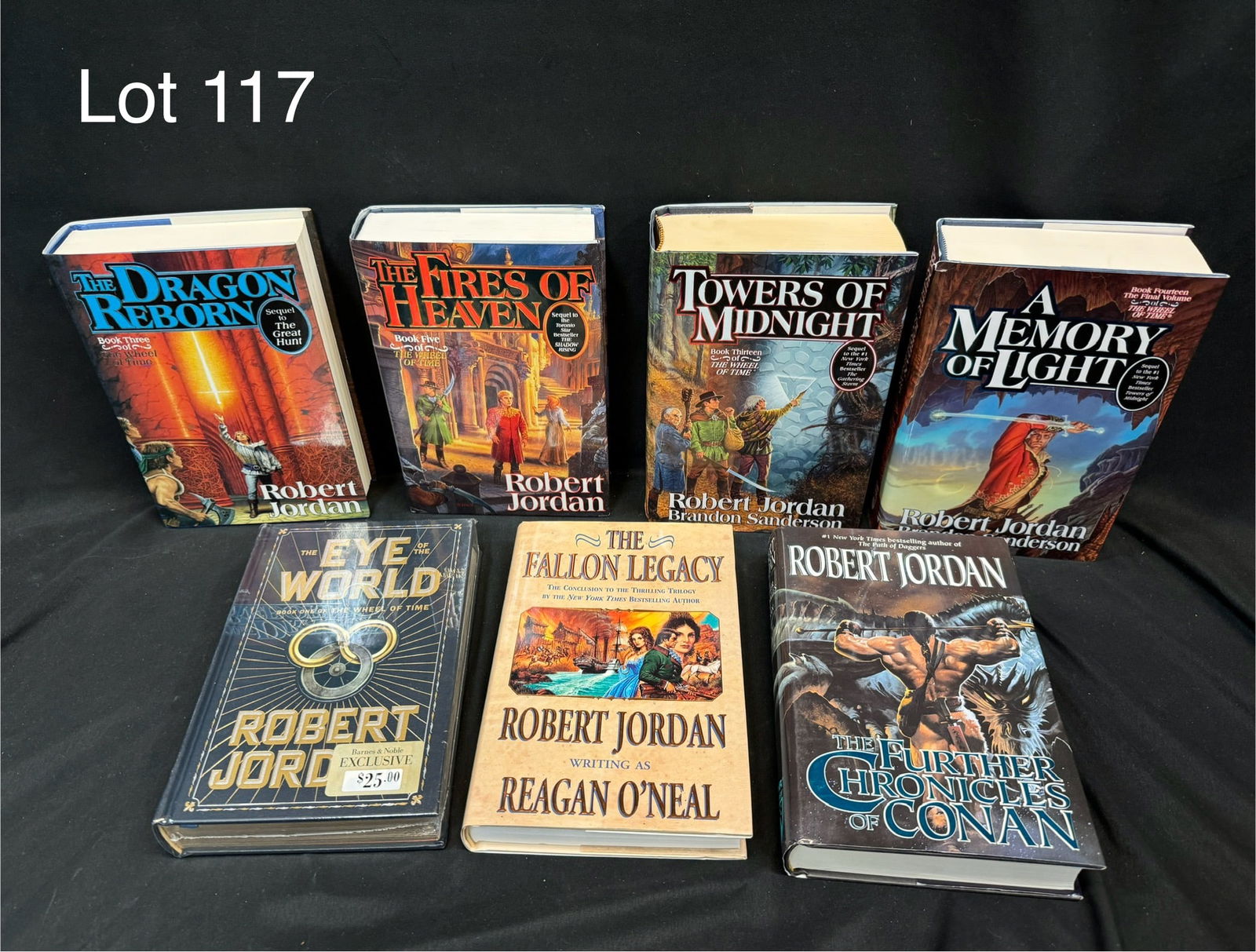 Lot of Robert Jordan Books Feat. 'The Wheel of Time' (1 of 8)
