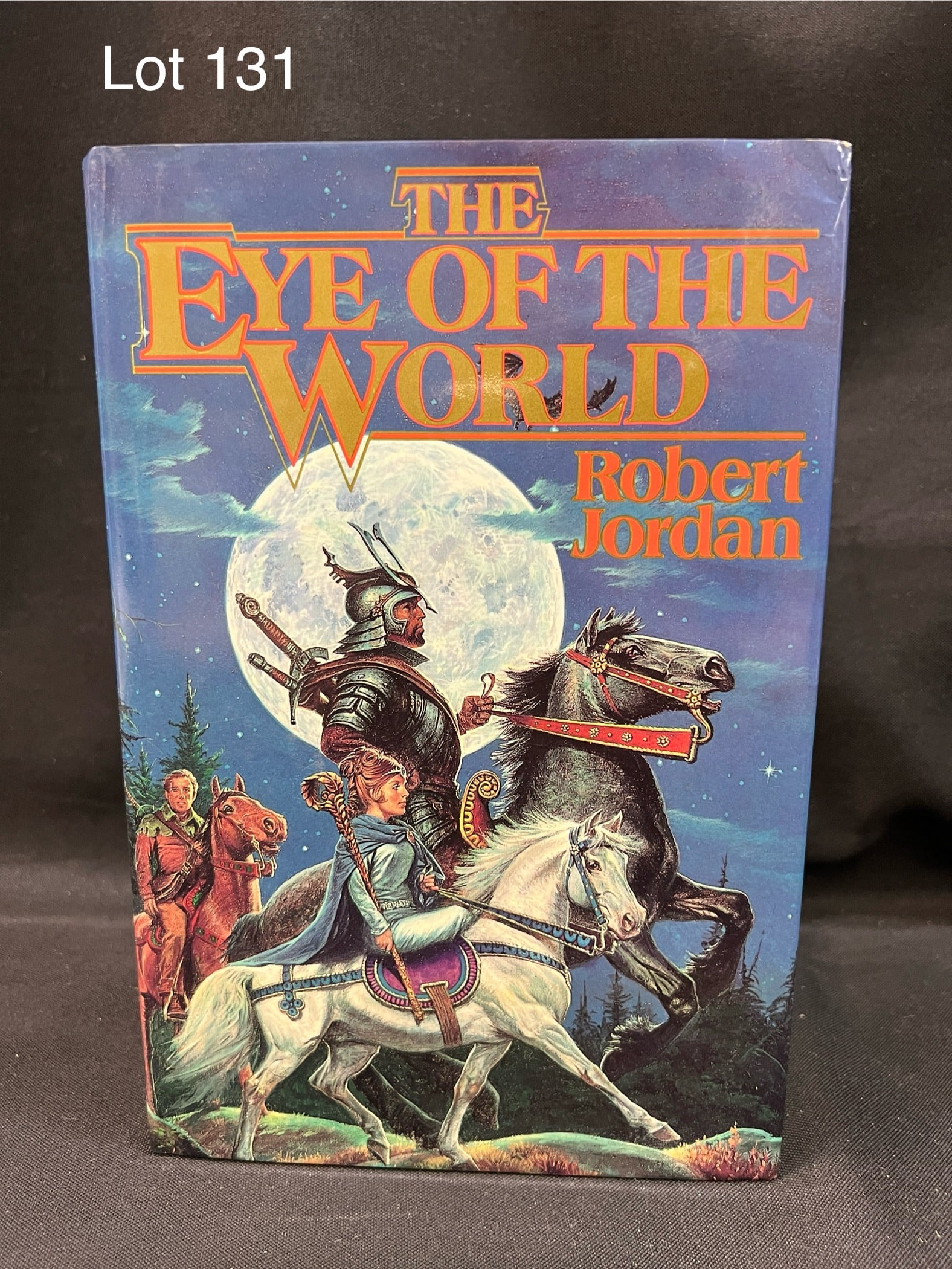 First Edition of Robert Jordan's 'The Eye of the World': A First edition, first print (Tor) version U. S. hardcover of 'The Eye of the World' by Robert Jordan. This is the first book in the 'The Wheel of Time' series.