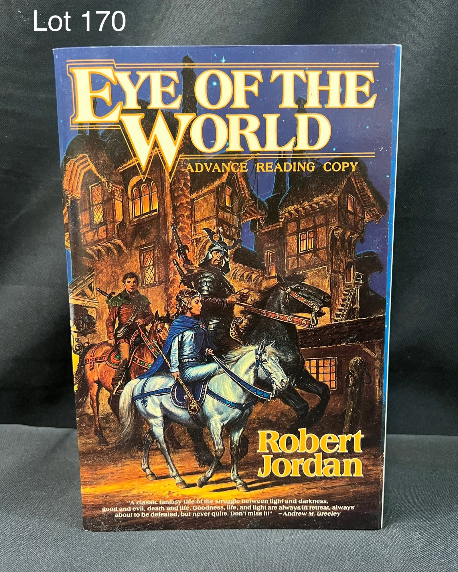 Advanced Reading Copy of 'Eye of the World': An advanced reading copy of 'Eye of the World' by Robert Jordan. This is the first book in 'The Wheel of Time' Series. This paperback advanced readers copy was released just prior to the hardcover in 