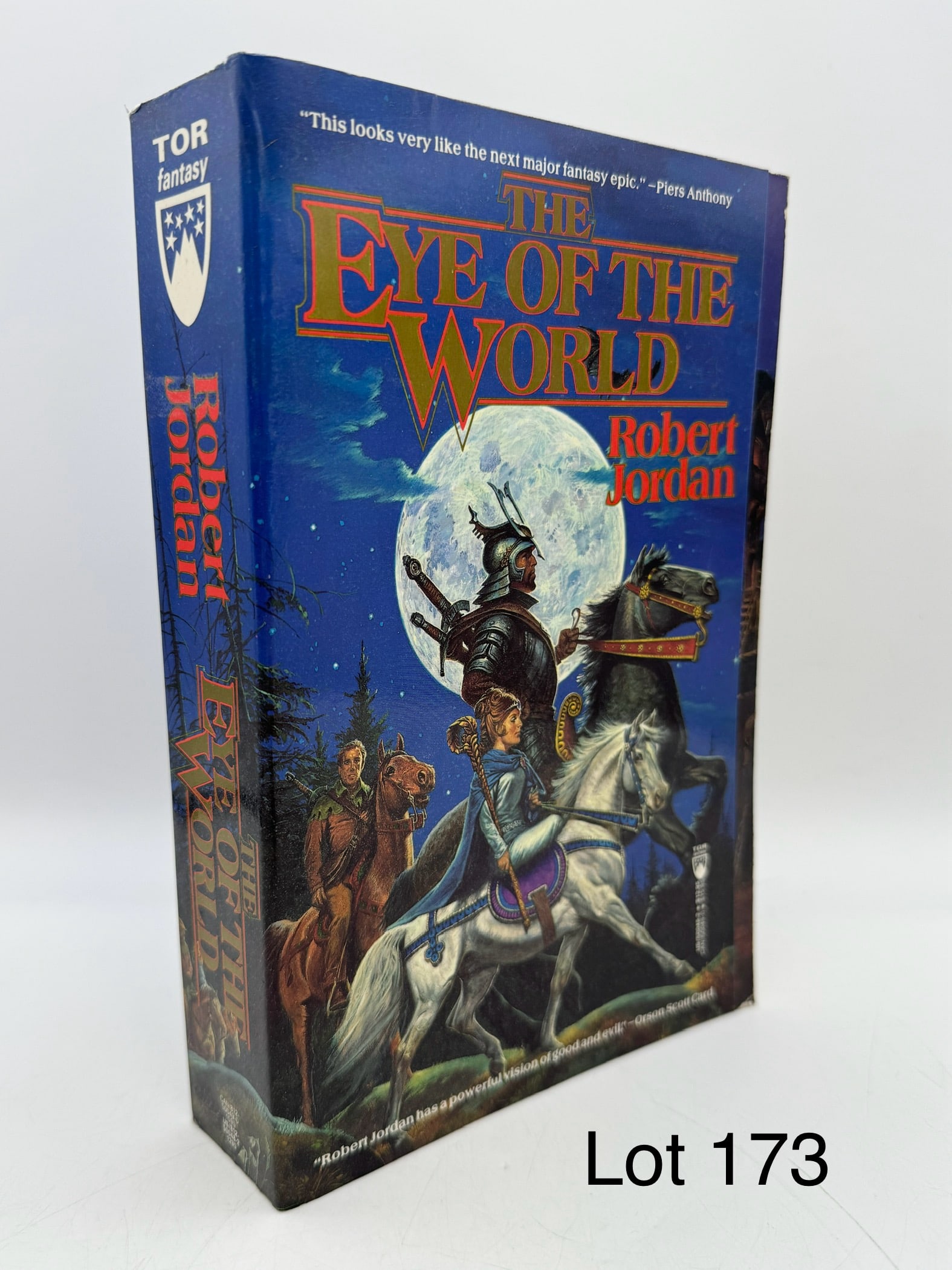First Edition, First Print 'US (Tor) 'The Eye of the World' by Robert Jordan: A first edition, first print paperback copy of the US (Tor) version of The Eye of the World' by Robert Jordan.