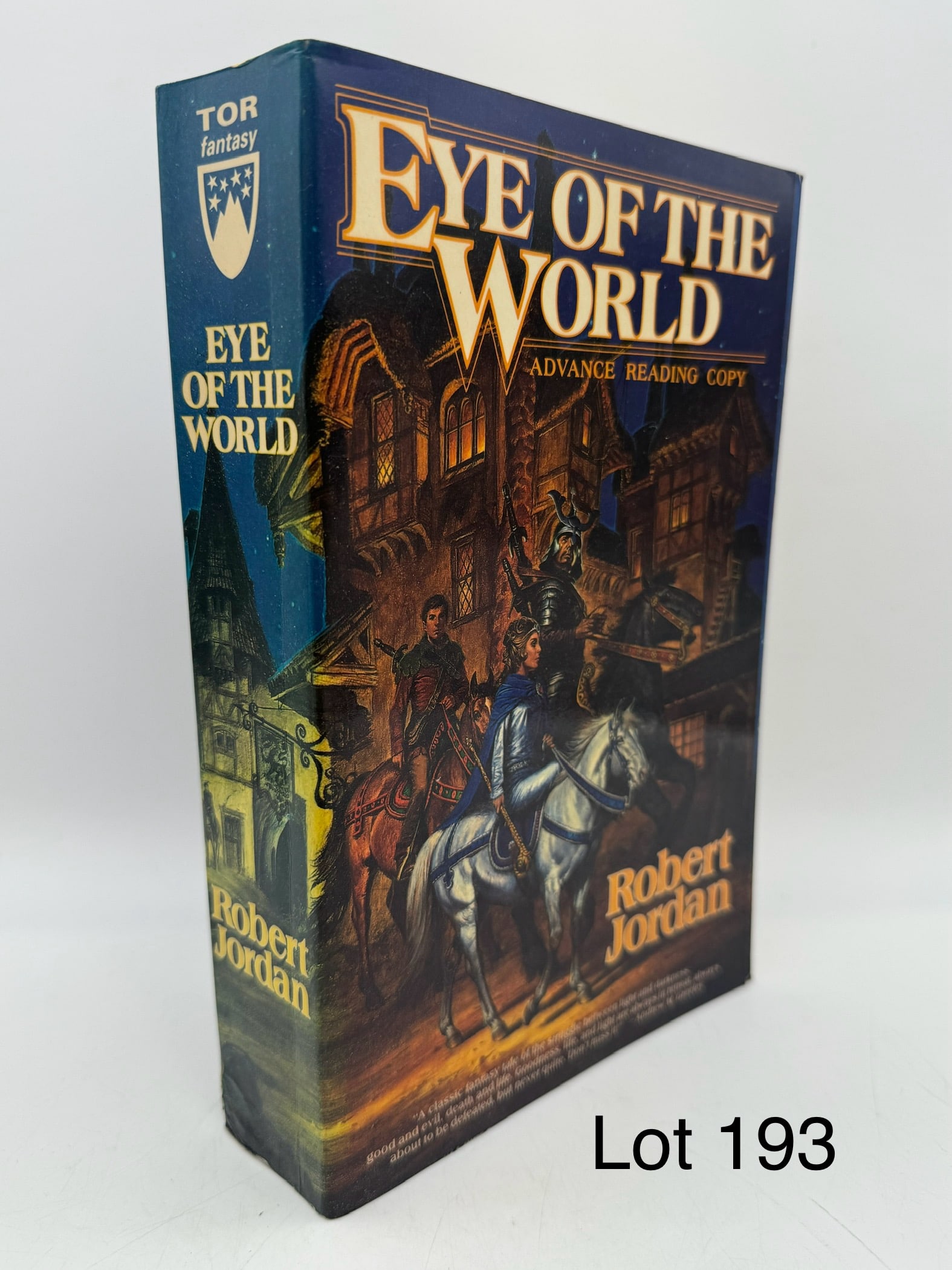 Advanced Reading Copy of 'Eye of the World': An advanced reading copy of 'Eye of the World' by Robert Jordan. This is the first book in 'The Wheel of Time' Series. This paperback advanced readers copy was released just prior to the hardcover in 
