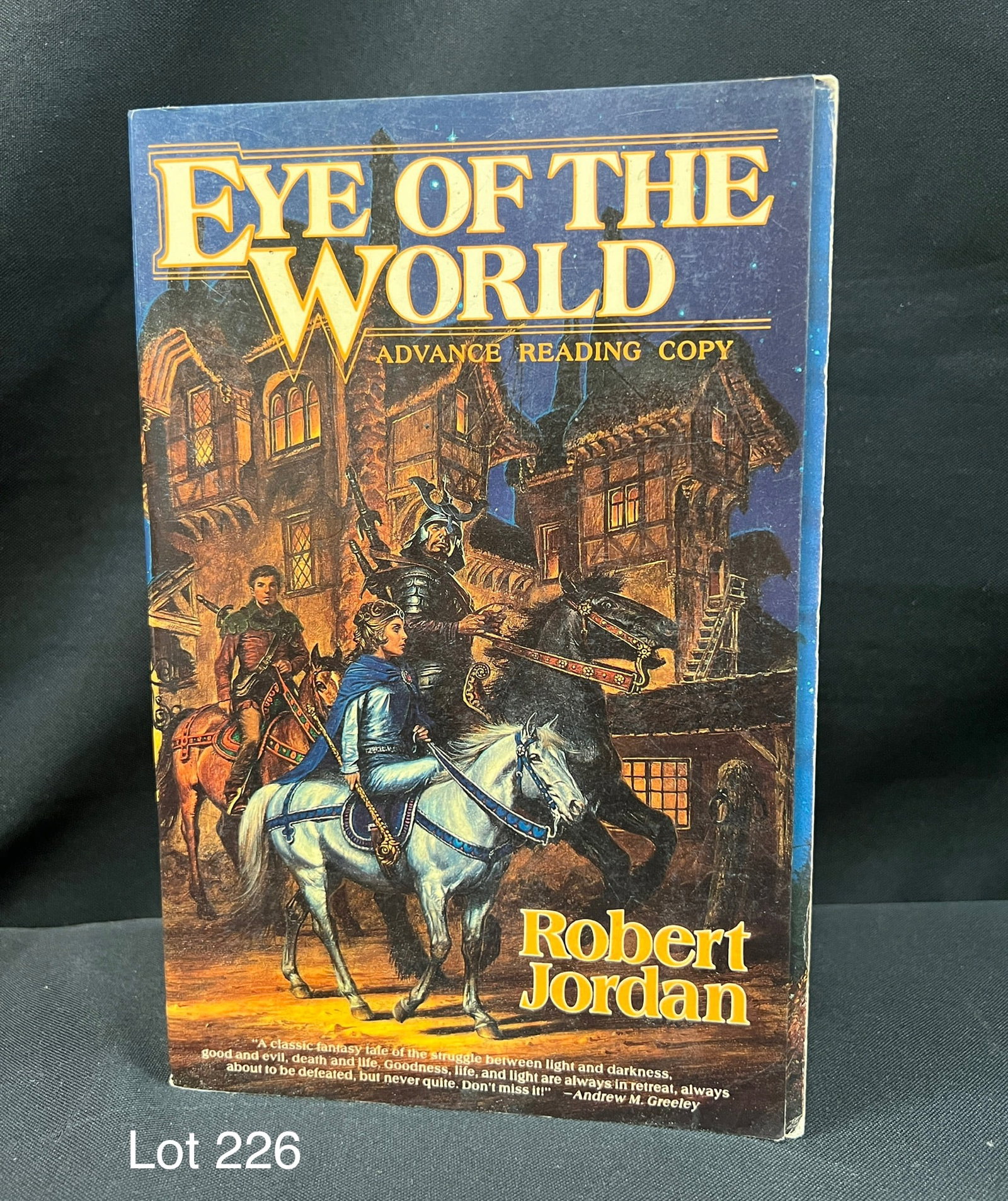 Advanced Reading Copy of 'Eye of the World': An advanced reading copy of 'Eye of the World' by Robert Jordan. This is the first book in 'The Wheel of Time' Series. This paperback advanced readers copy was released just prior to the hardcover in 