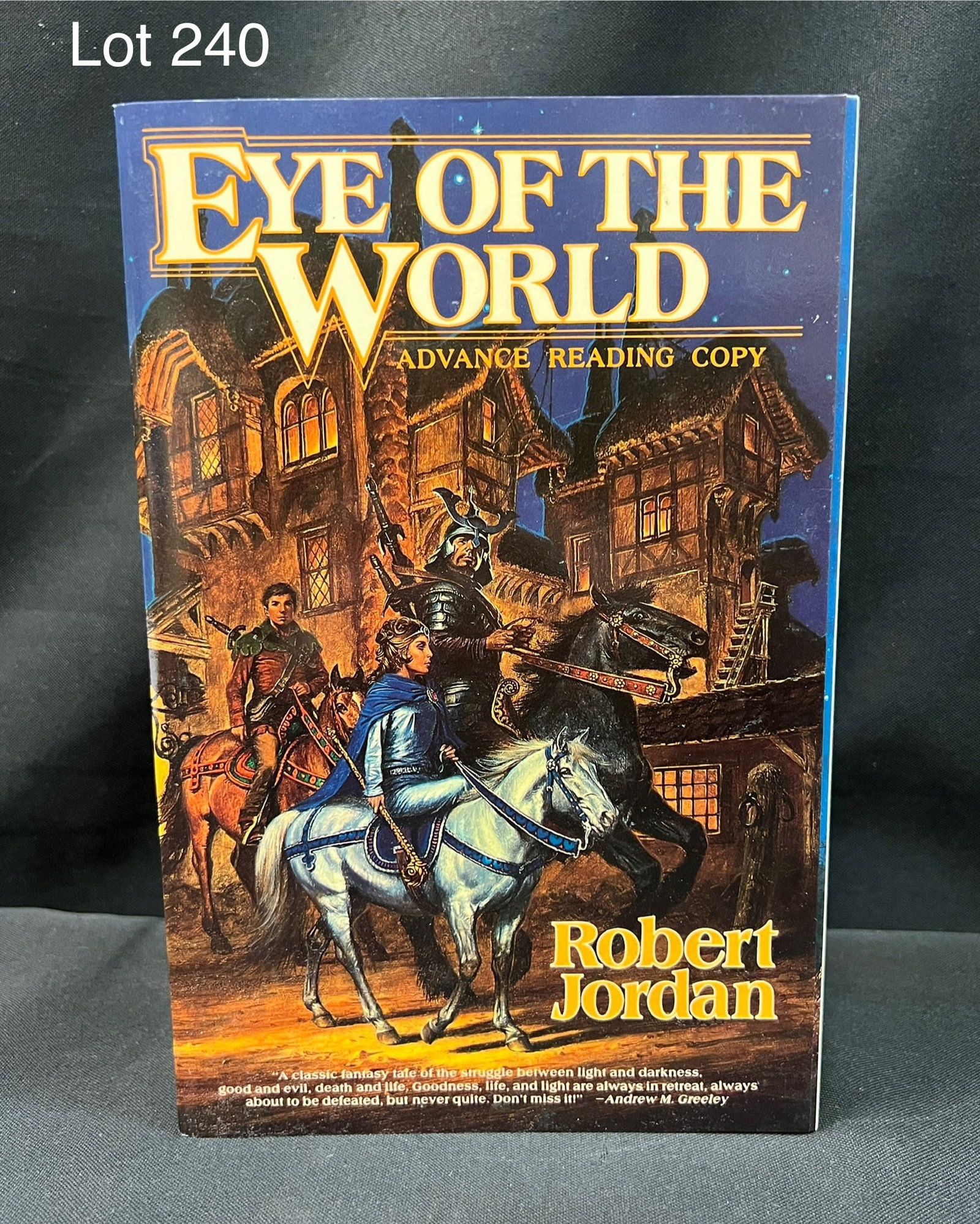 Advanced Reading Copy of 'Eye of the World': An advanced reading copy of 'Eye of the World' by Robert Jordan. This is the first book in 'The Wheel of Time' Series. This paperback advanced readers copy was released just prior to the hardcover in 