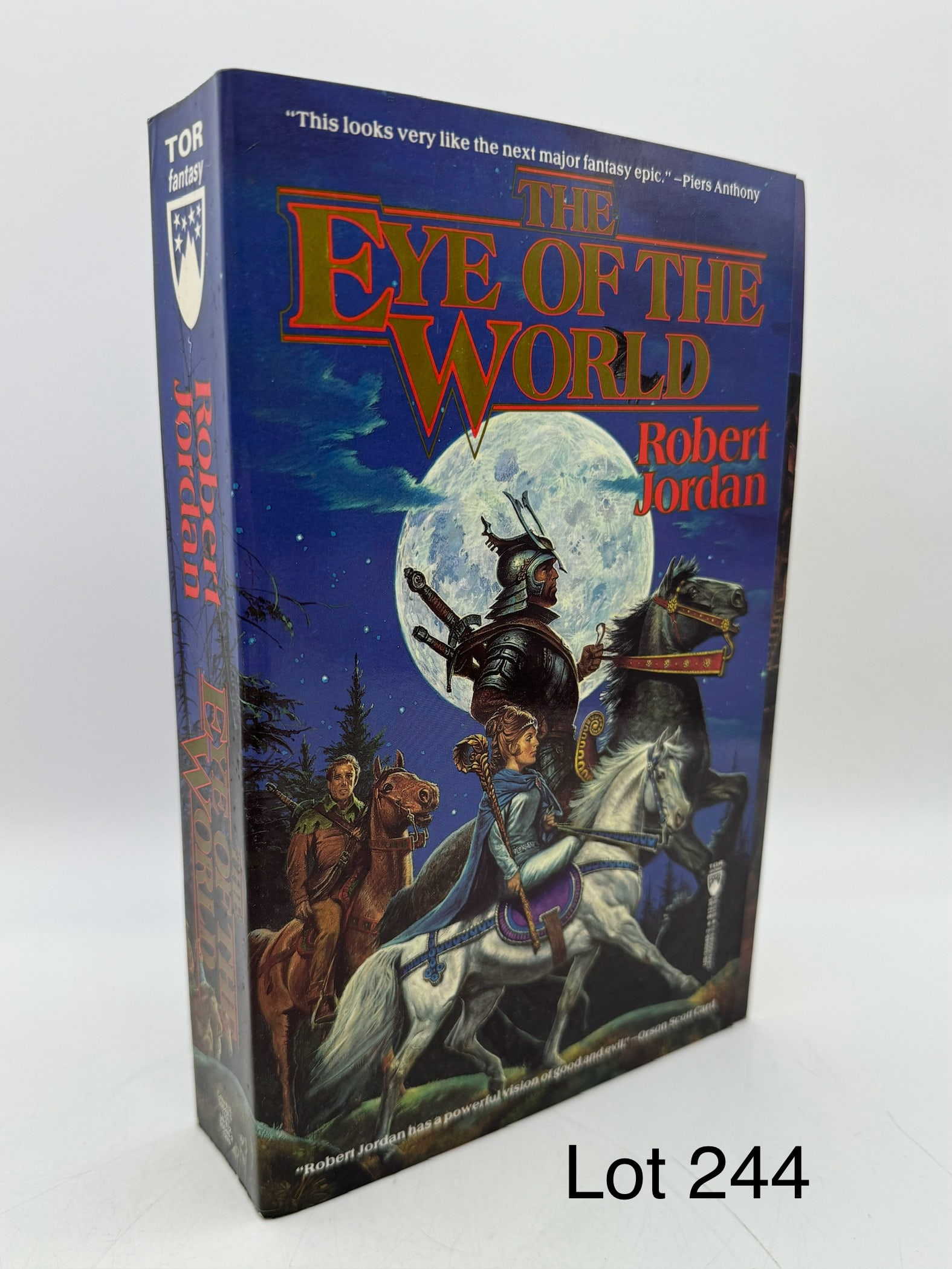 First Edition, First Print 'US (Tor) 'The Eye of the World' by Robert Jordan: A first edition, first print paperback copy of the US (Tor) version of The Eye of the World' by Robert Jordan.