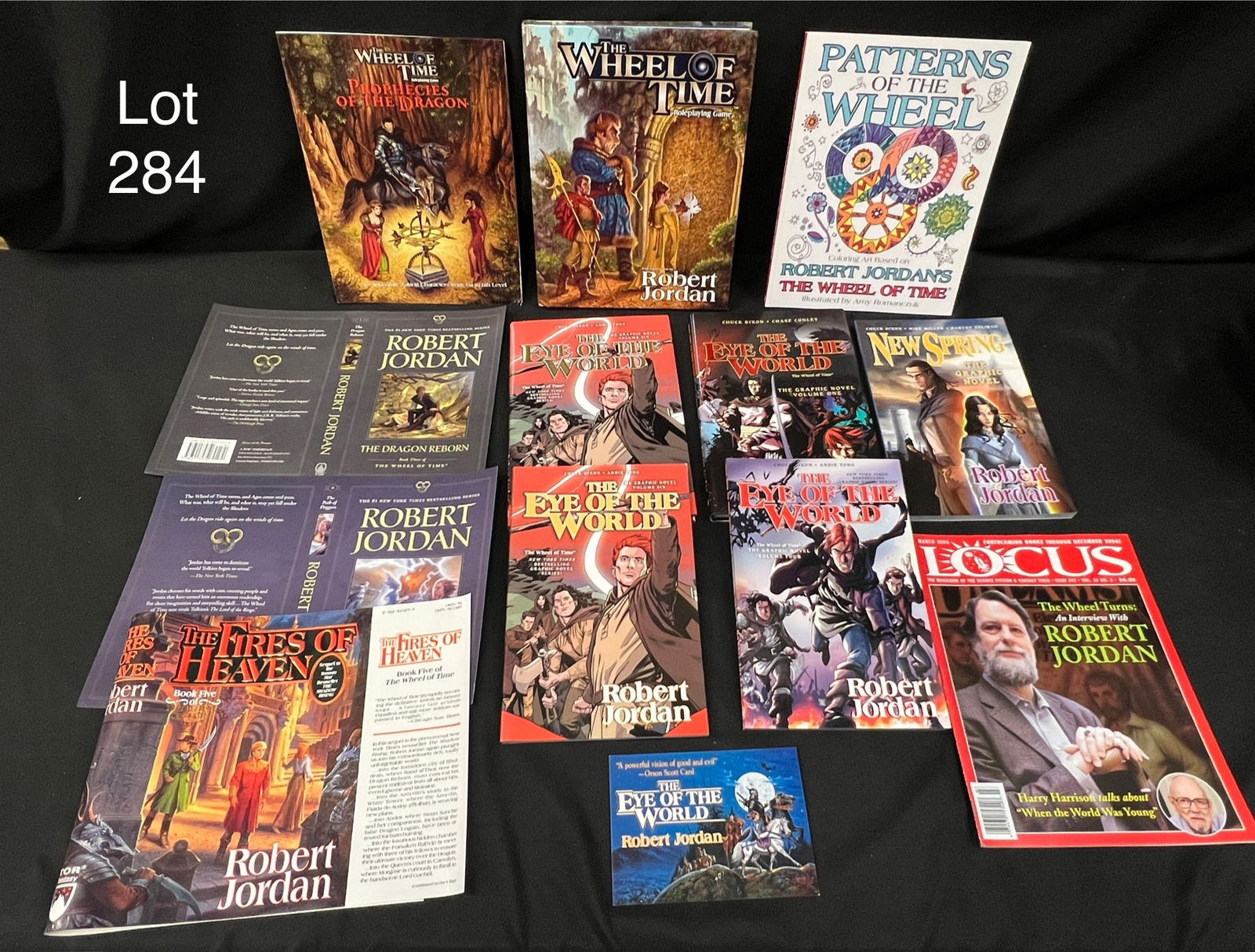 Variety of 'The Wheel of Time' Related Books and Memorabilia (1 of 16)