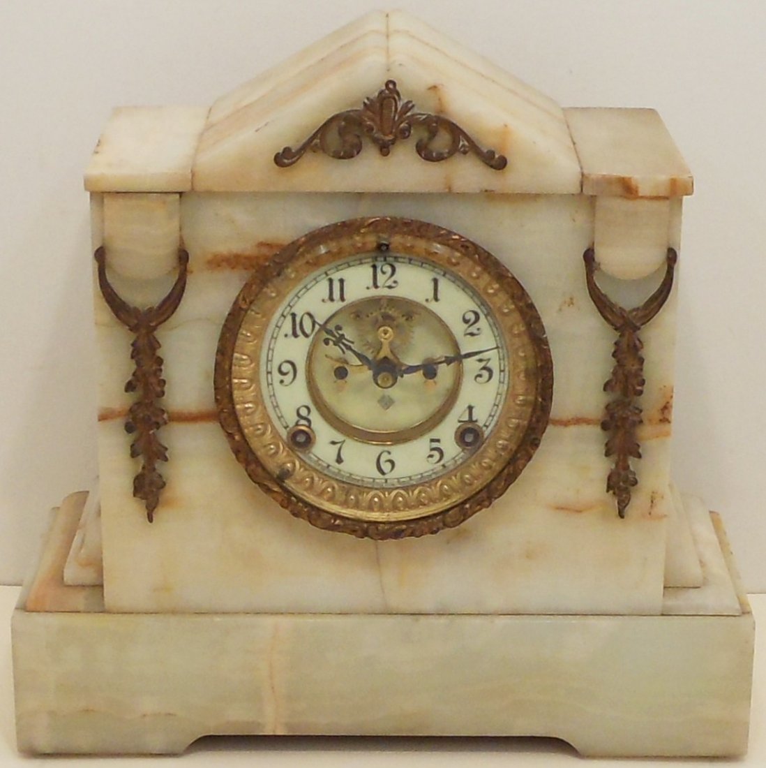 Ansonia Marble Case Mantel Clock