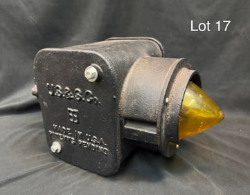 US&S Neutral Railroad Signal Light