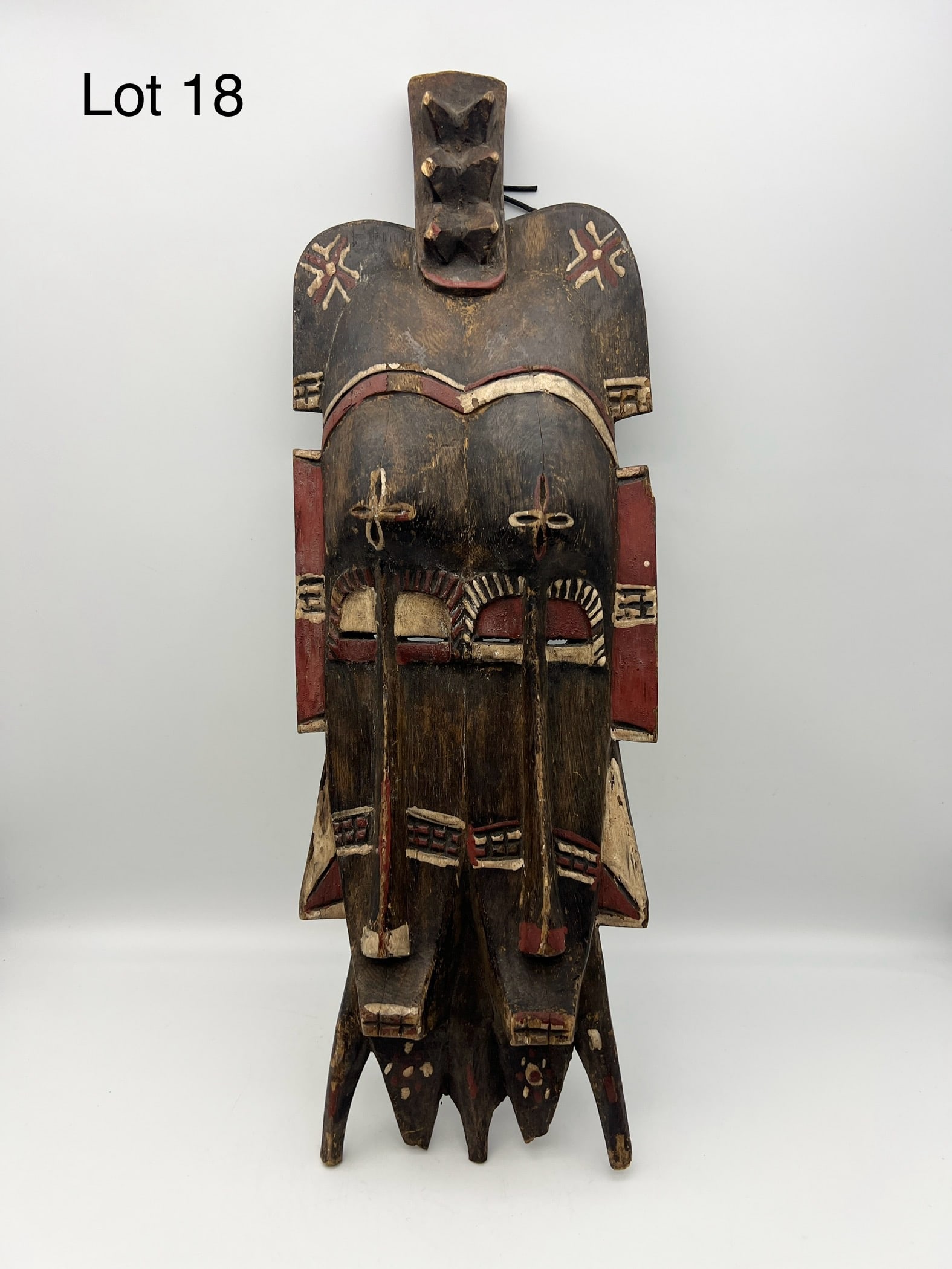 African Senufo Twin Kpelie Mask from the Ivory Coast (1 of 5)
