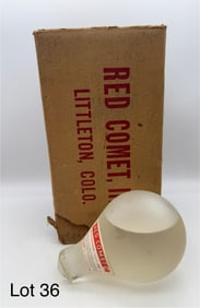 Vintage Red Comet Liquid Fire Extinguisher