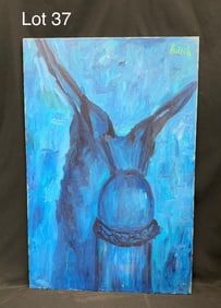 Josef Hulich (1917-1999) Abstract Oil on Canvas