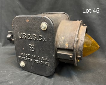 US&S Neutral Railroad Signal Light