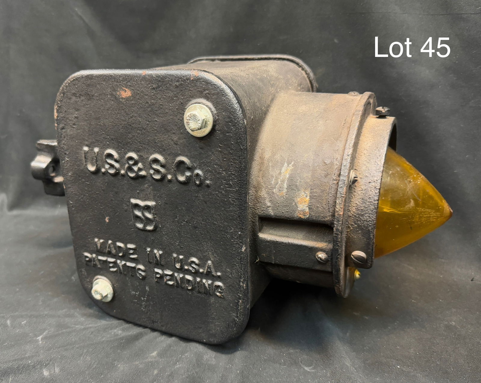 US&S Neutral Railroad Signal Light (1 of 7)