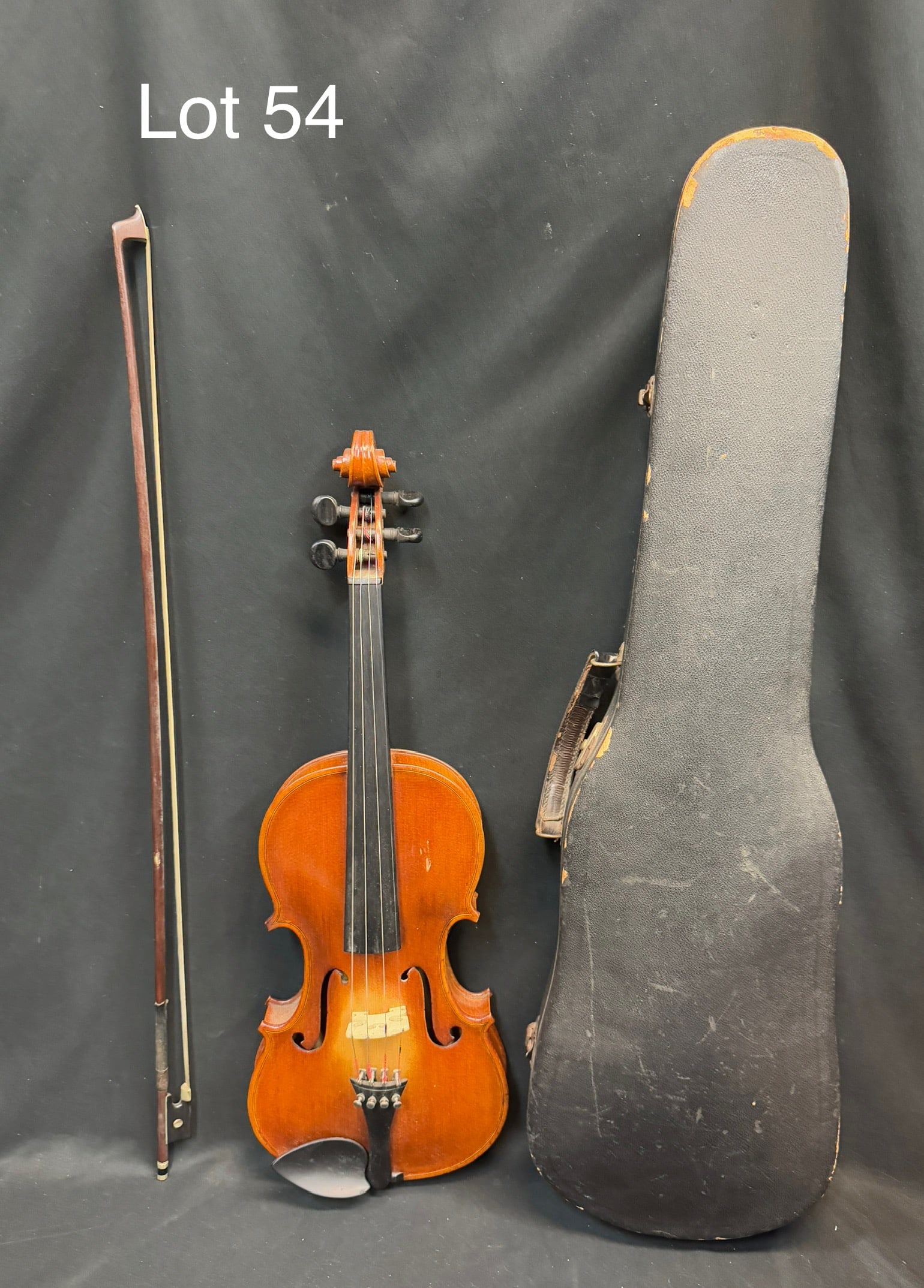 Antique Lewis C. Welch (1880-1936) Violin With Case (1 of 11)