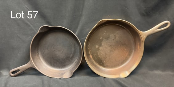 Pair of Griswold Cast Iron Skillets