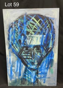 Josef Hulich (1917 - 1999), Abstract Oil on Canvas