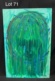 Josef Hulich (1917 - 1999), Abstract Oil on Canvas