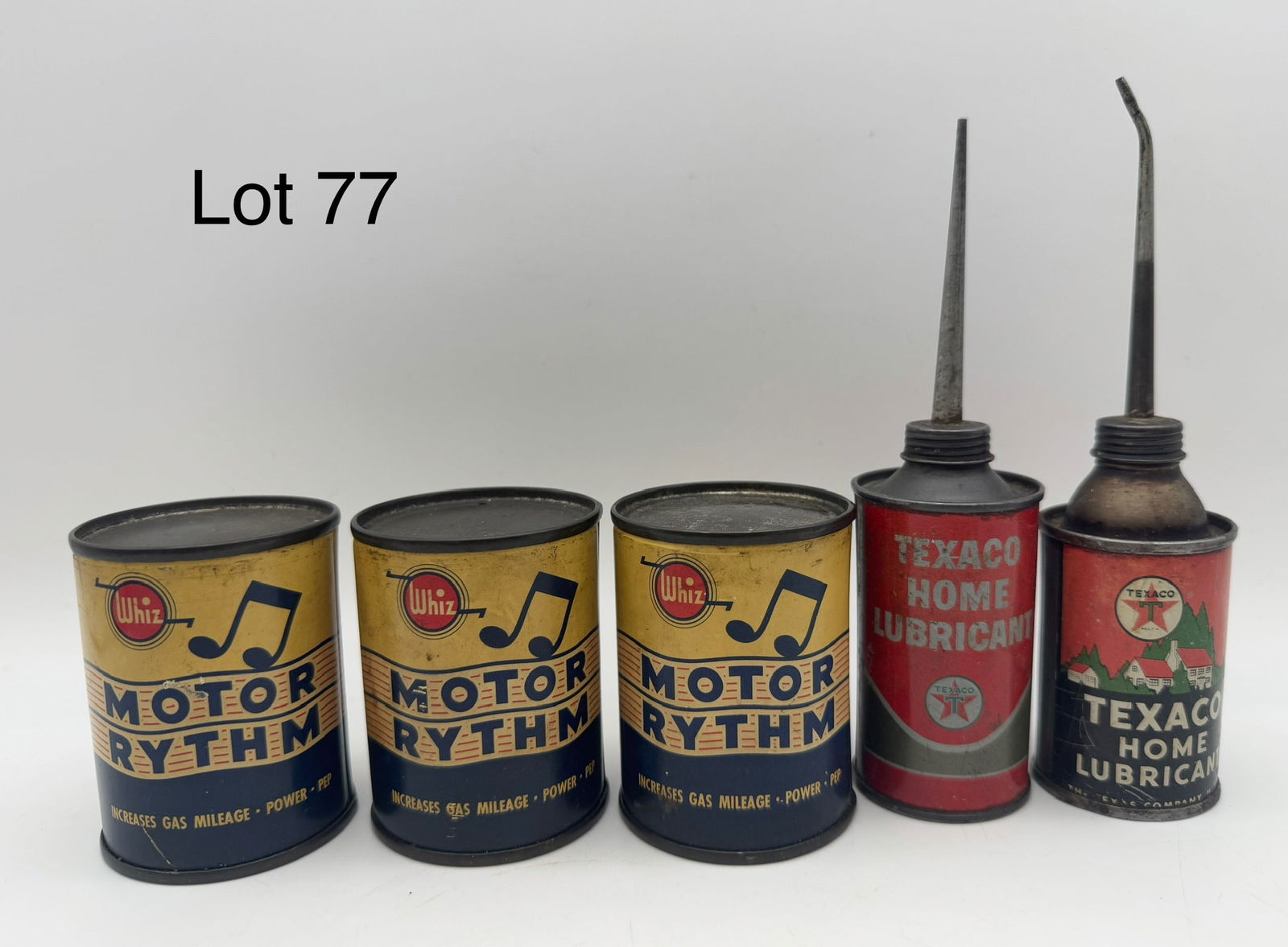 Lot of Vintage Oil Cans (1 of 11)