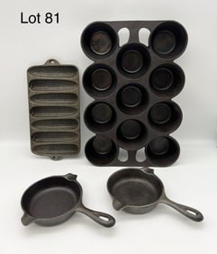 Cast Iron Lot Including Wagner